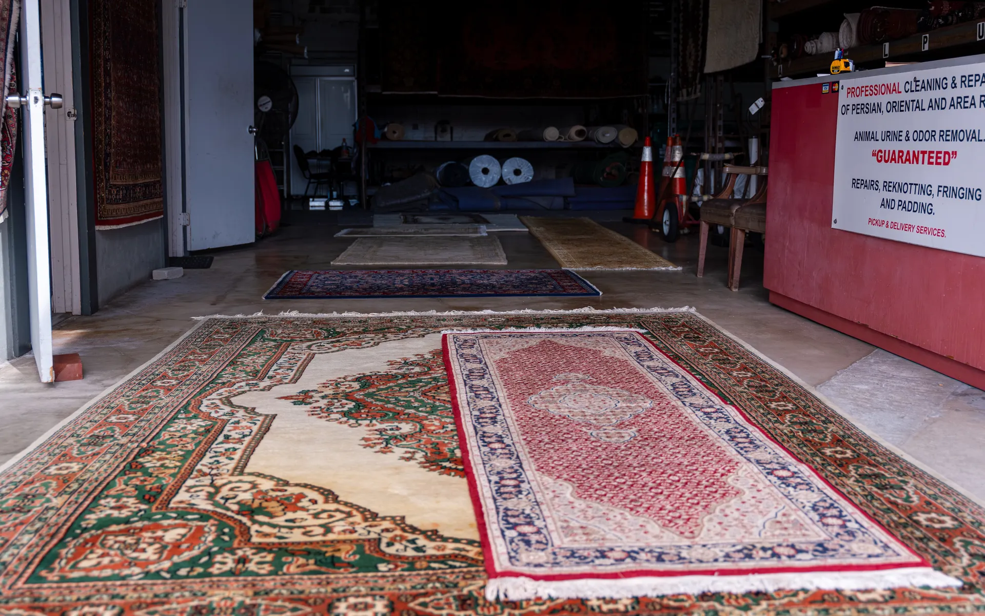 Rug Cleaning Work